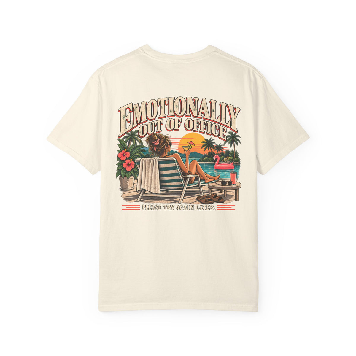 Emotionally Out of Office Graphic T-Shirt