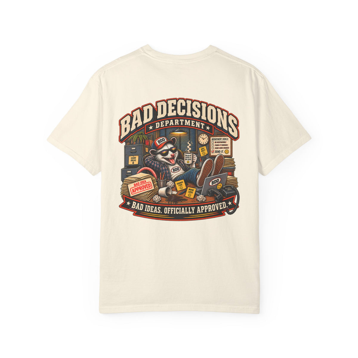 Bad Decisions Department Graphic T-Shirt