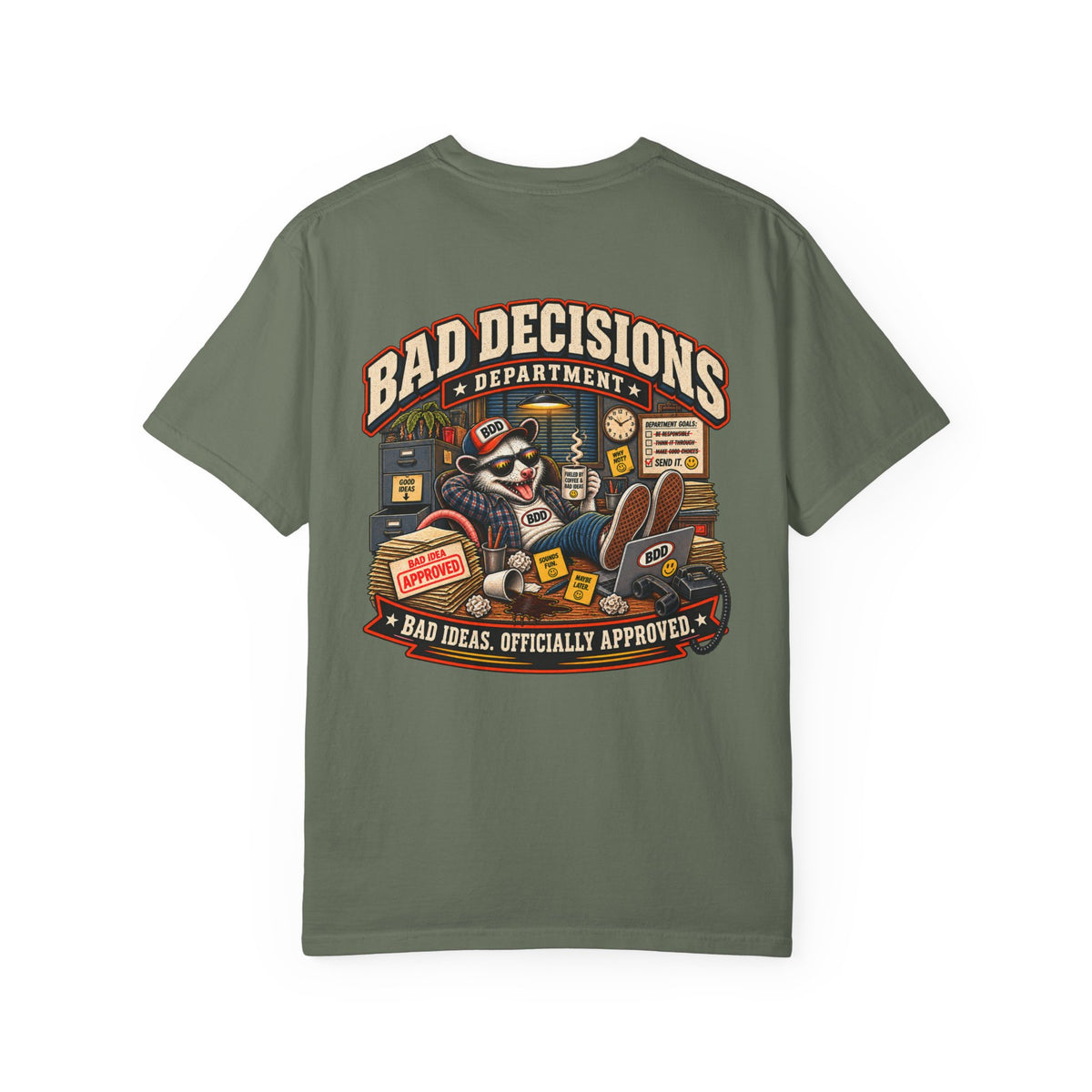 Bad Decisions Department Graphic T-Shirt