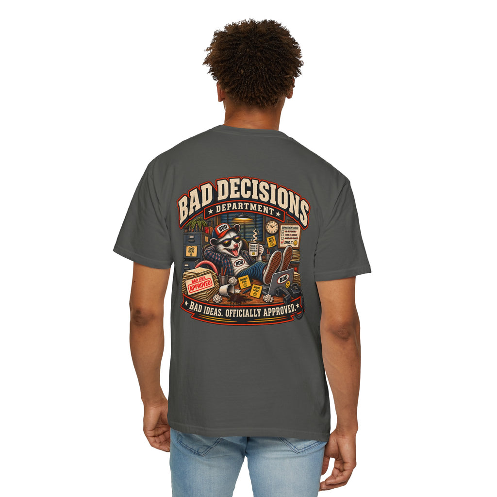 Bad Decisions Department Graphic T-Shirt