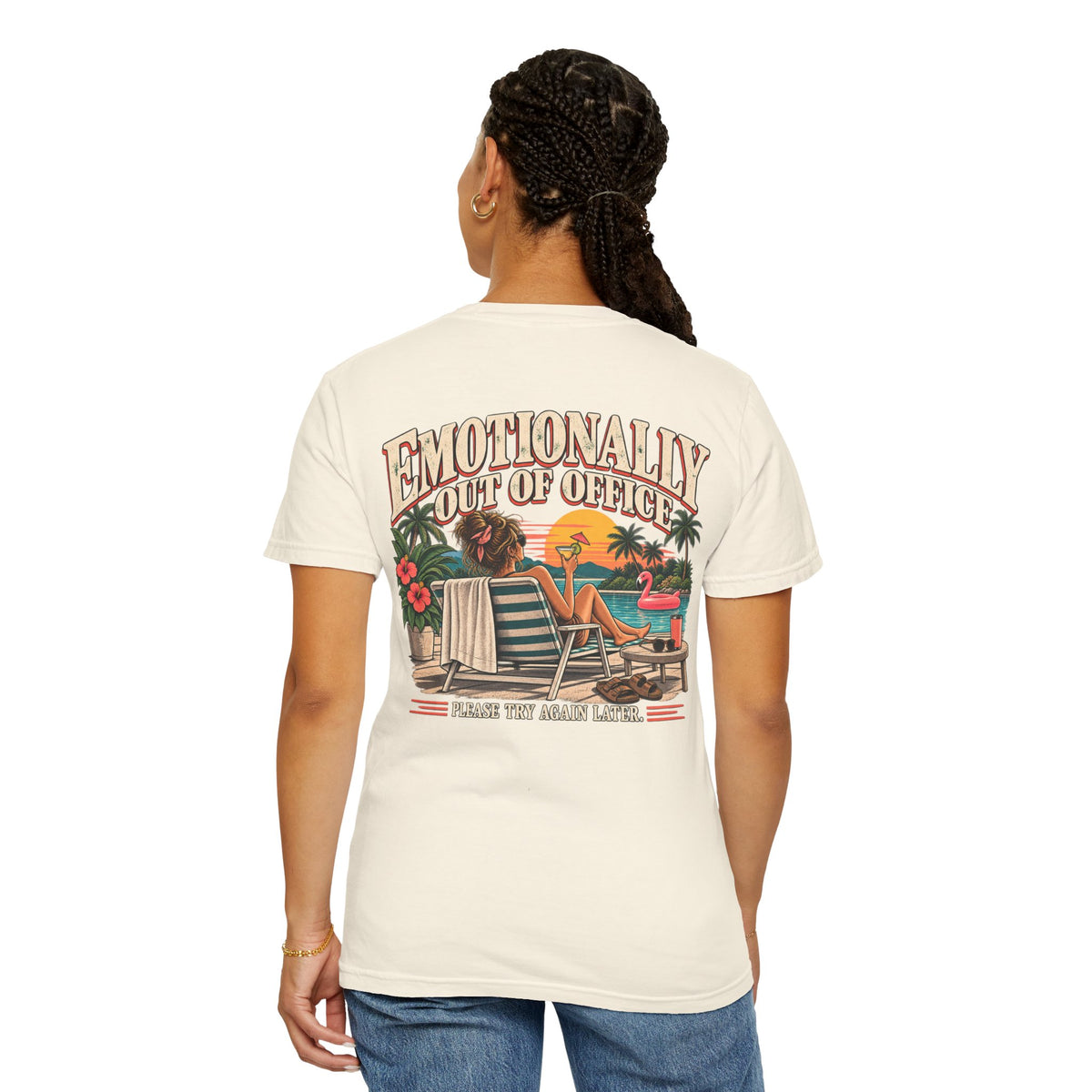 Emotionally Out of Office Graphic T-Shirt