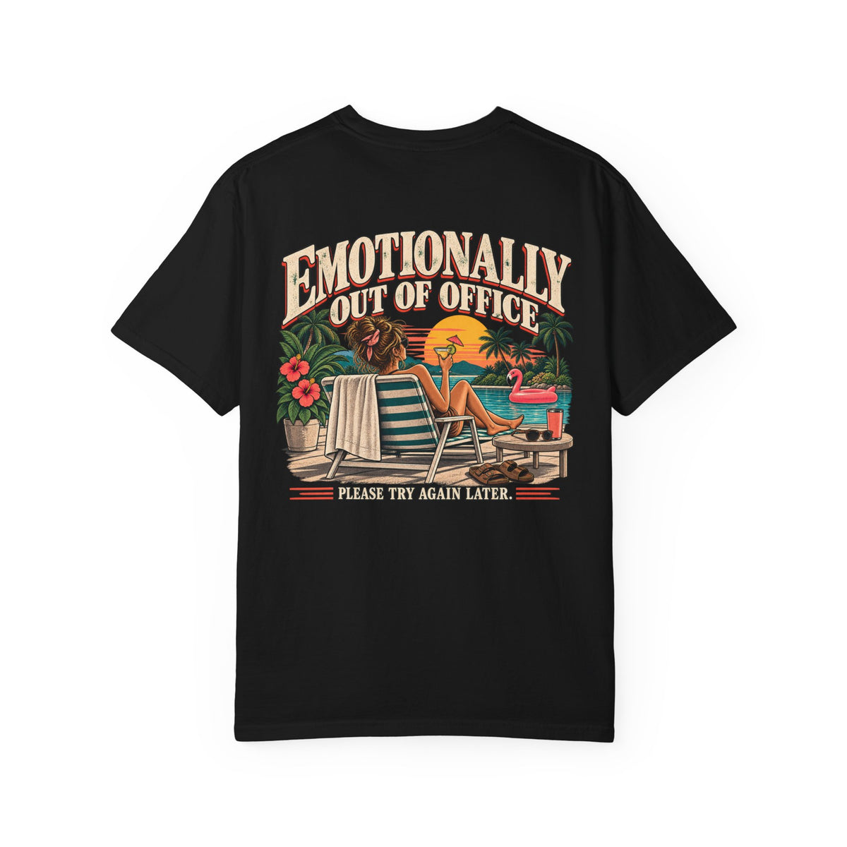 Emotionally Out of Office Graphic T-Shirt