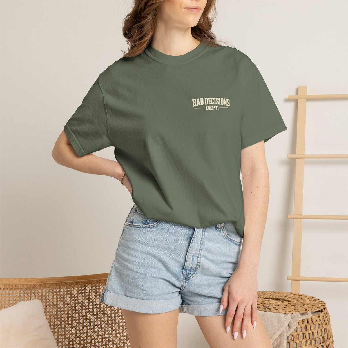 Bad Decisions Department Graphic T-Shirt