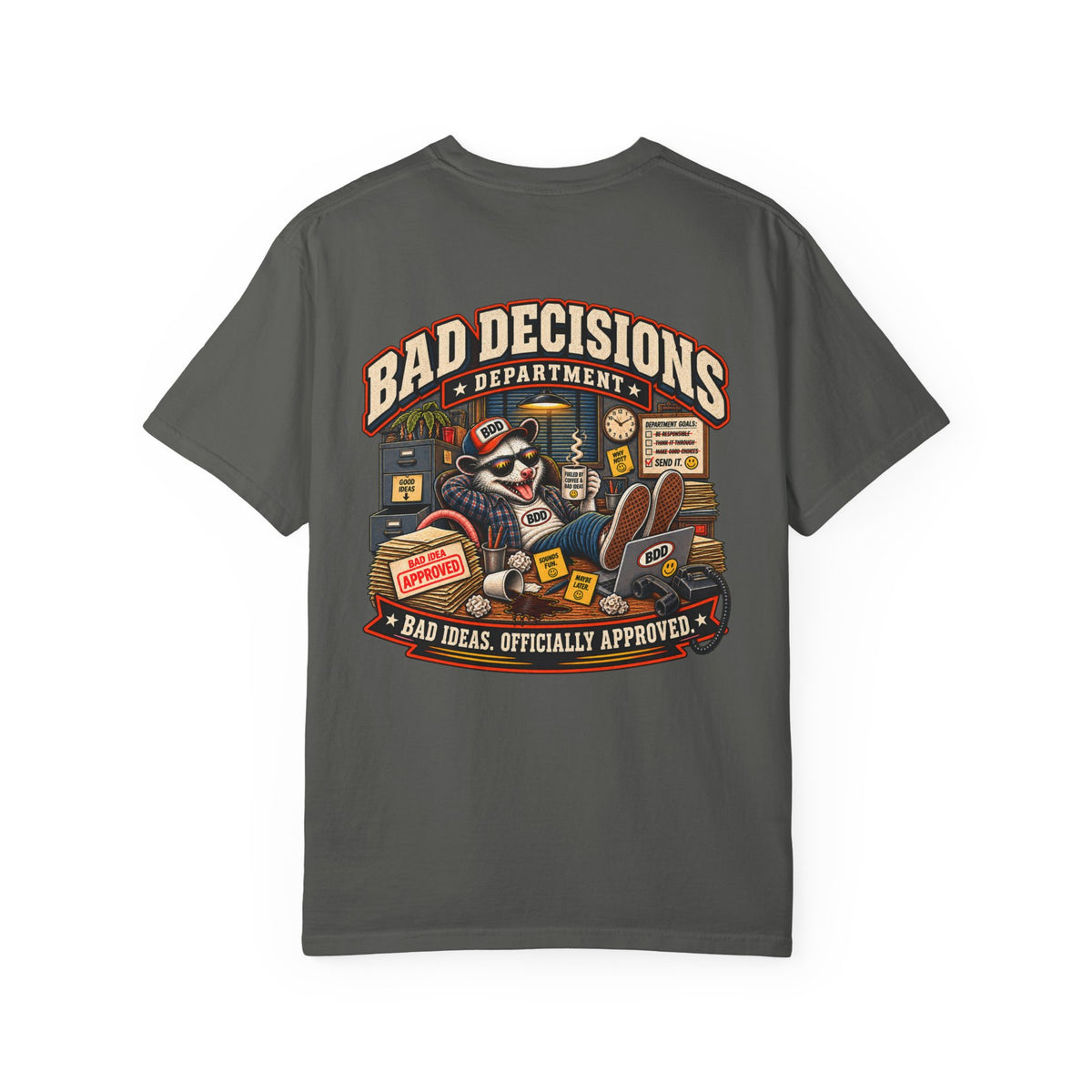 Bad Decisions Department Graphic T-Shirt