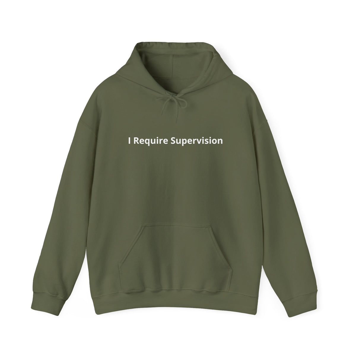 I Require Supervision Graphic Hoodie